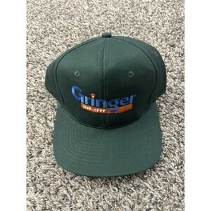 Vintage‎ Gringer 1969-1999 SnapBack Hat KC Caps Green